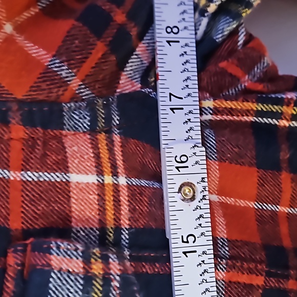 Urban Pipeline Longsleeve Flannel Red and Blue Medium - Picture 6 of 9